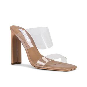 Tony Bianco Chicago Clear Vinylite/Skin Nappa